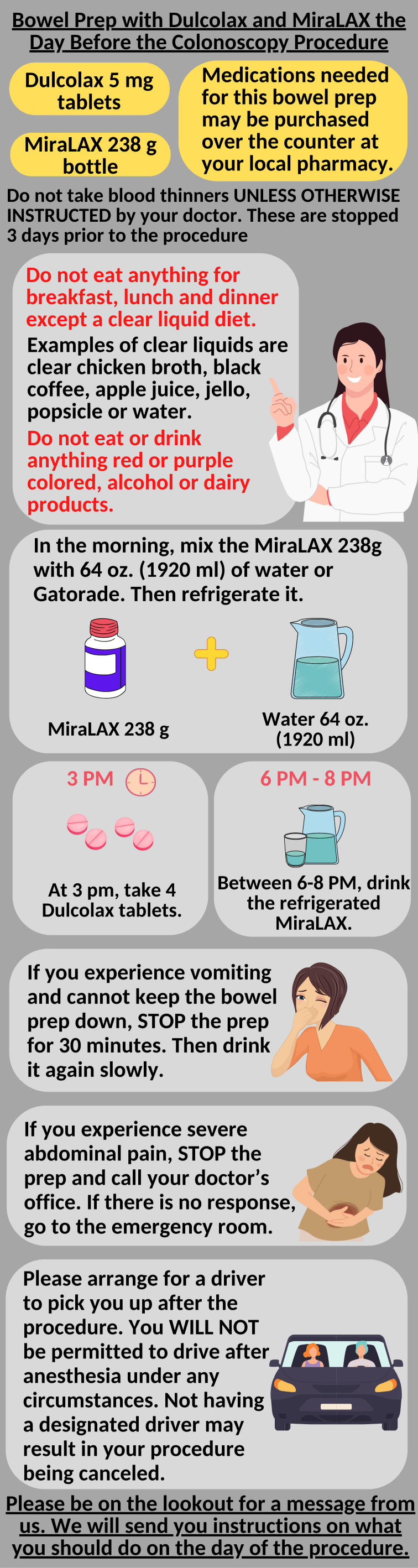 Bowel Prep With Dulcolax And Miralax The Day Before The Colonoscopy   Bowel Prep With Dulcolax And Mirala 